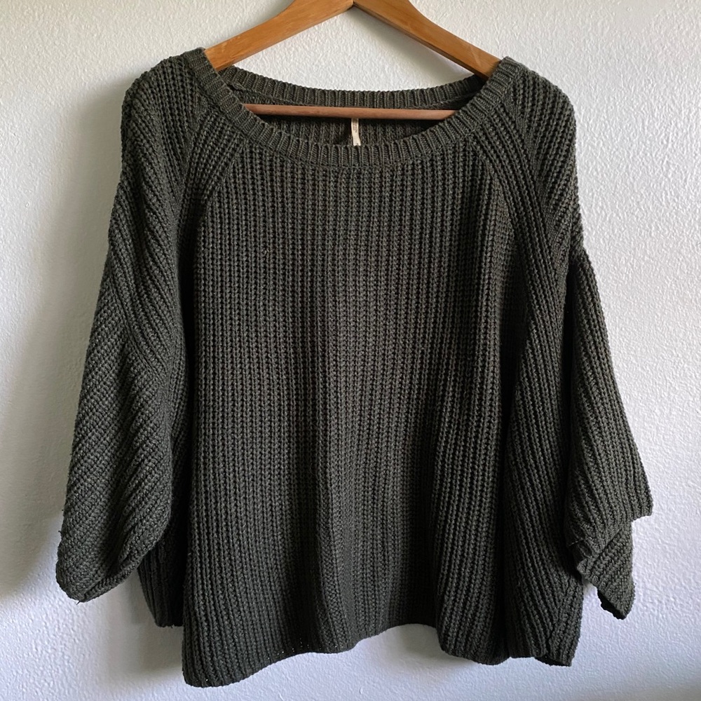 Free People Crop Sweater